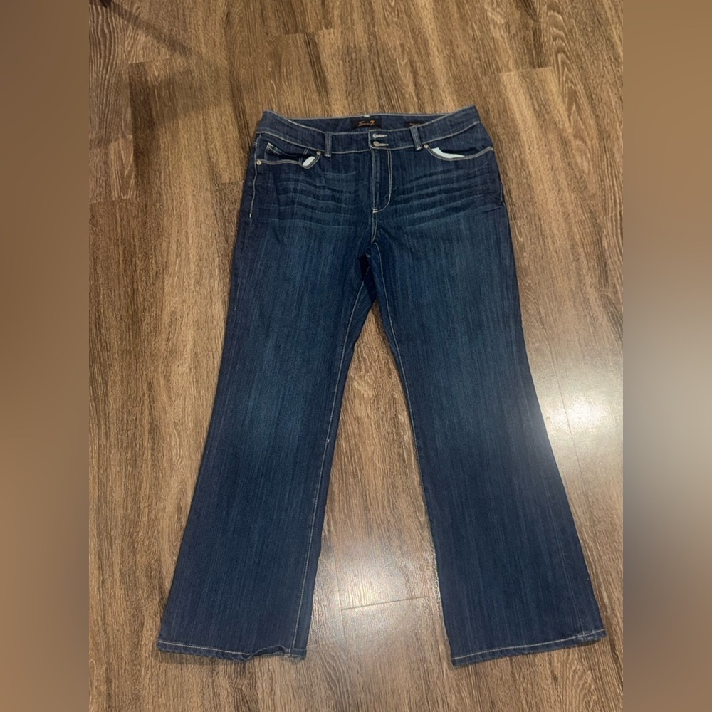 Seven7 Darkwash Bootcut Jeans Size 14